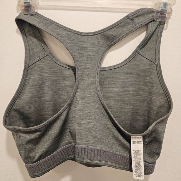 Nike Women's DRI-FIT Racerback Grey Sports Bra Comfy Activewear Sport Size L - Picture 5 of 10